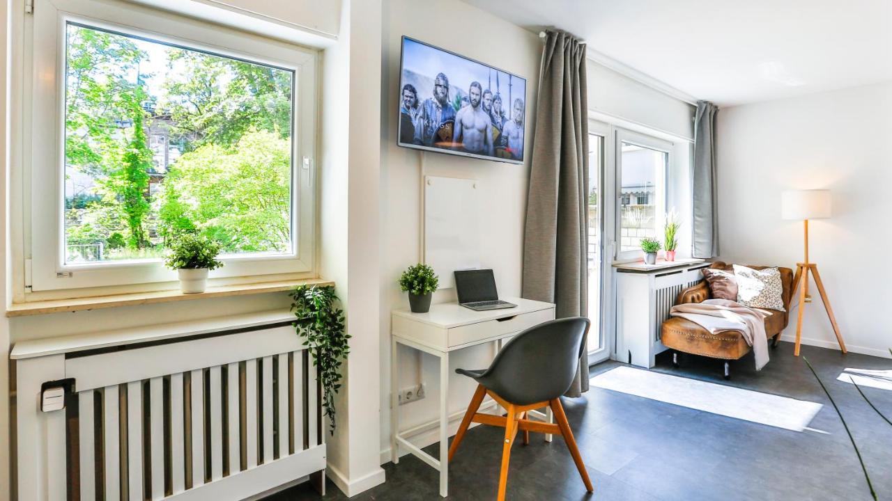 Studio Hirsch56 - Zentral-Ruhig-Terrasse-Netflix Karlsruhe Exterior foto